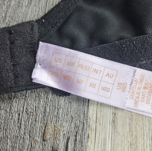 Savage X Fenty Black Lace Bra 36DD - Picture 5 of 7
